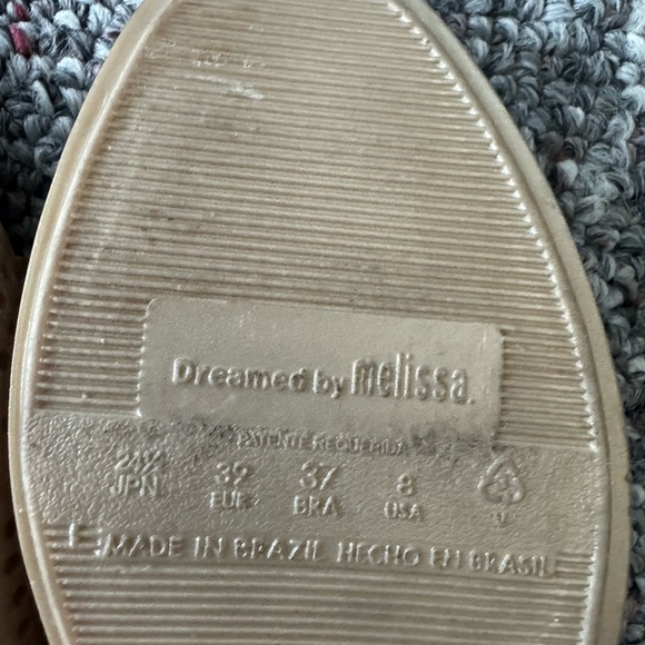 Melissa Beige Bow Flats - Picture 8 of 8